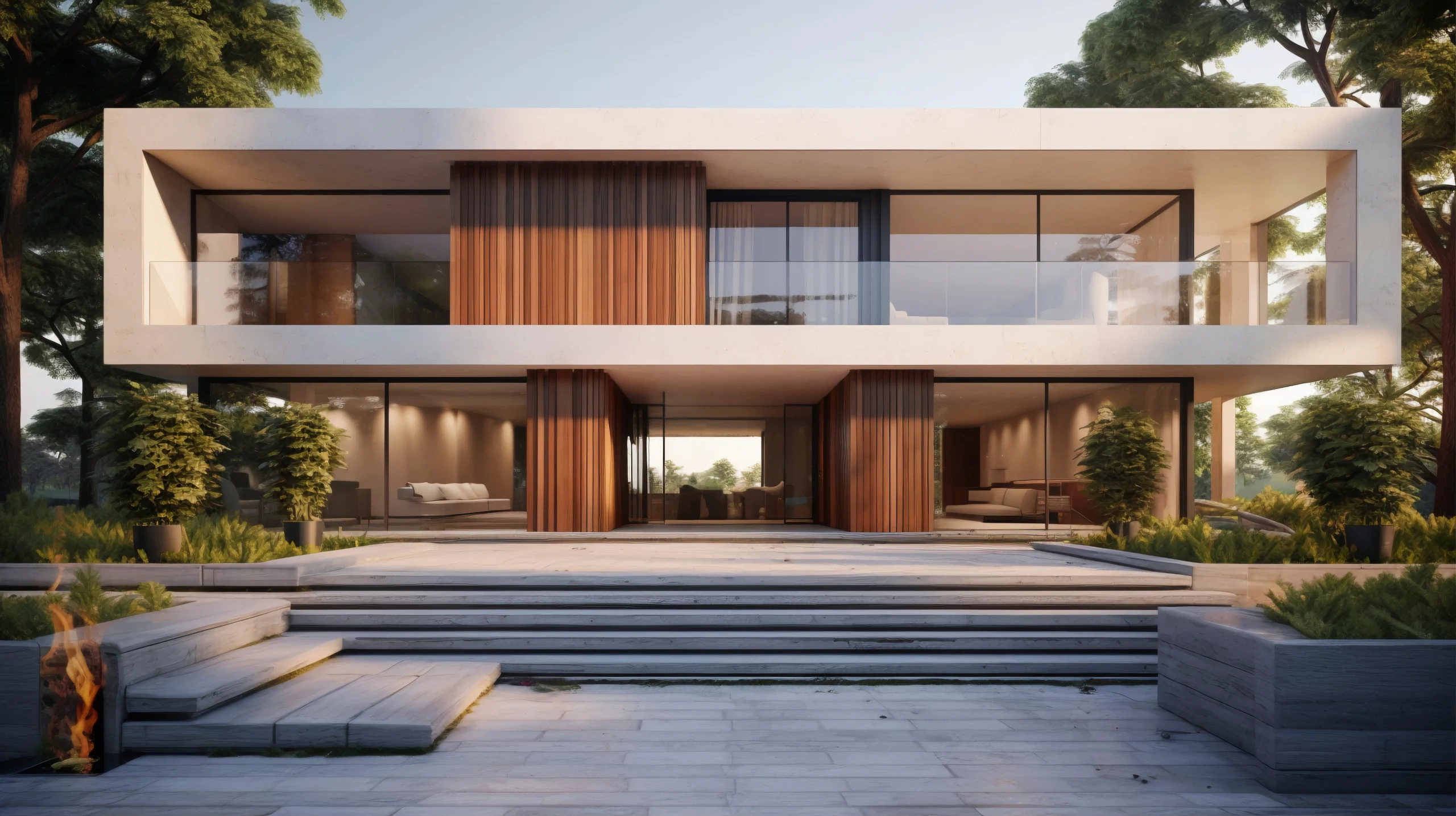 Luxury real estate in Miami showcasing modern architectural design